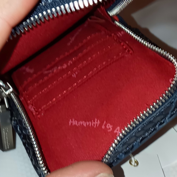 Small Blue Snake Skin Satchel - Picture 2 of 5